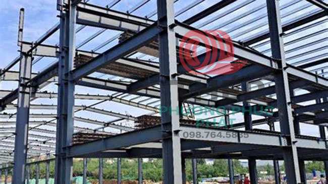 Cột Thép Chữ I dựng kho chứa đồ