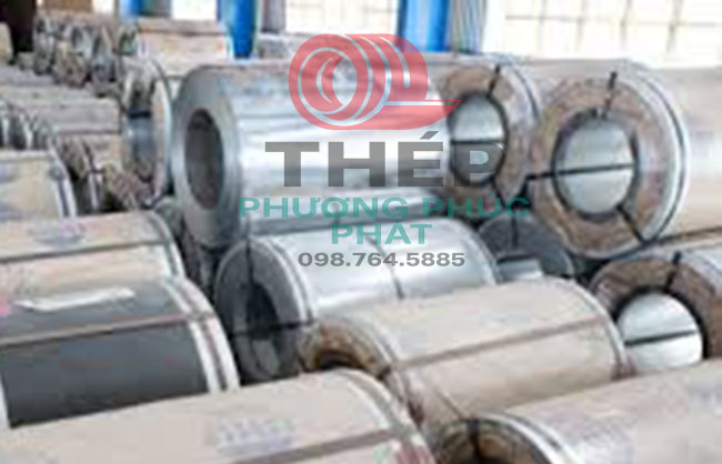 Thép cuộn mạ kẽm tại kho