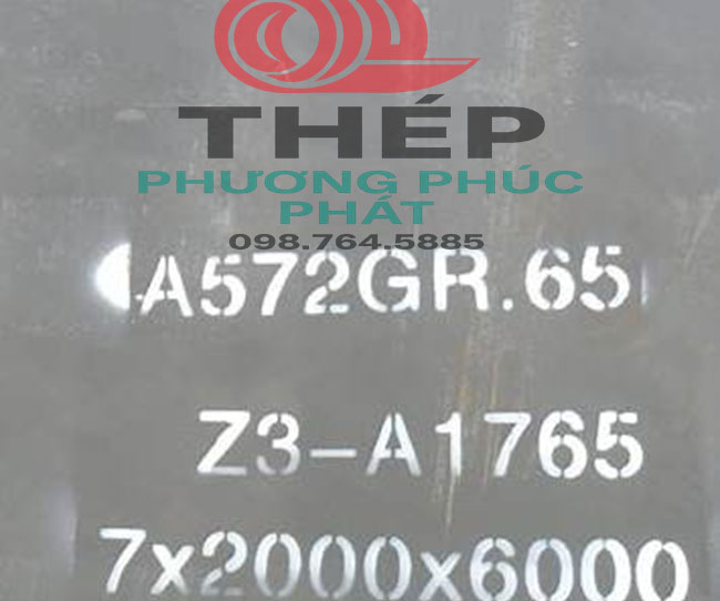 Thép tấm A572 Gr.65 có sẵn