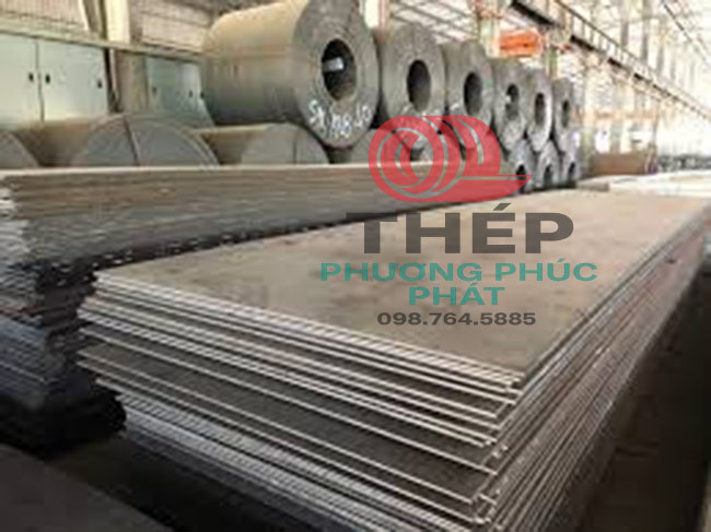 Thép tấm các loại tại kho 