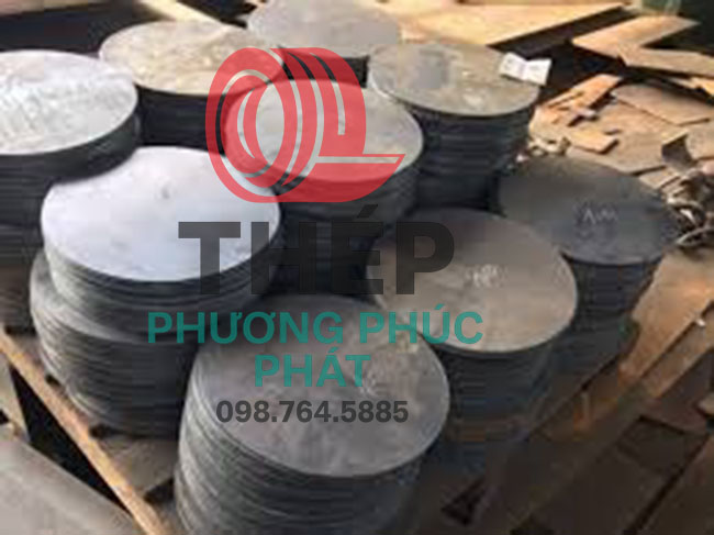 Bản mã thép hình tròn giá tốt