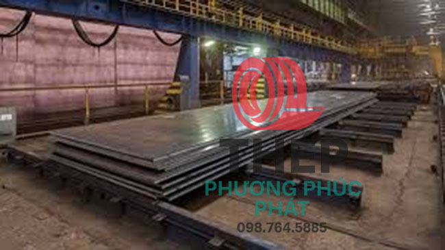 Thép tấm cán nóng A283 tại xưởng