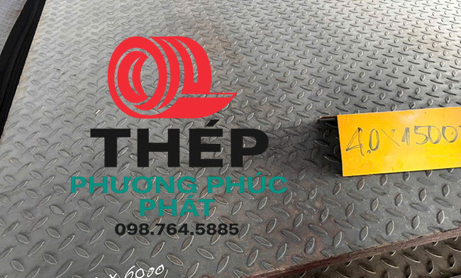 Thép tấm gân chống trượt chính hãng