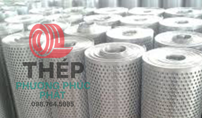 thép lỗ tròn mạ kẽm tại kho
